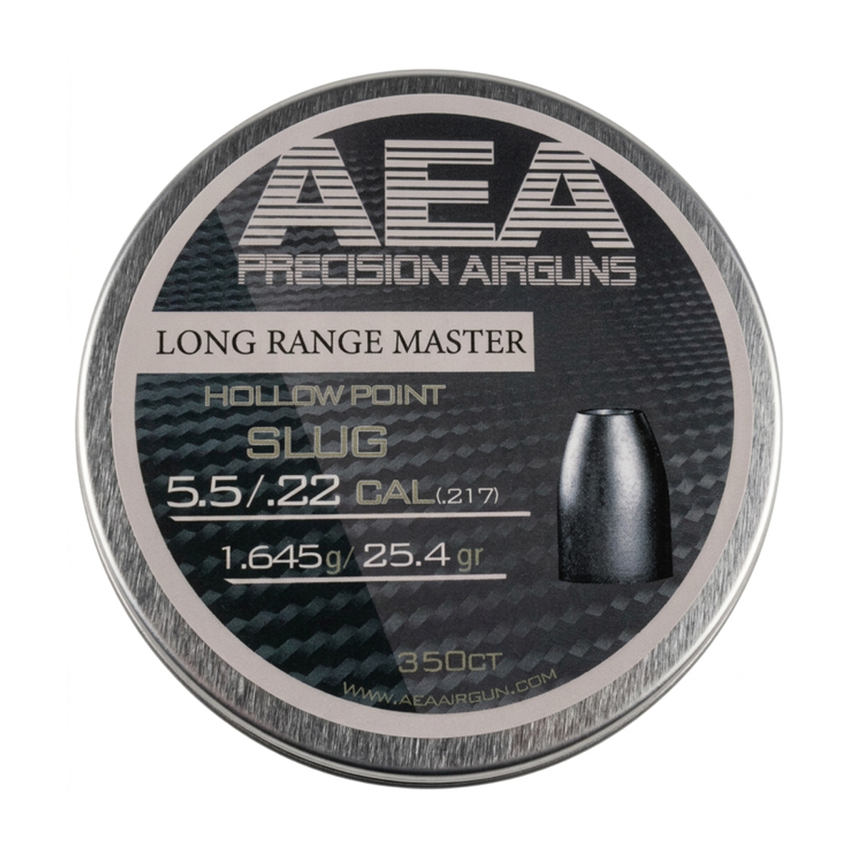 AEA Long Range Master Hollow Point Slugs .22 Cal / 5.5mm 25.4gr - 350ct