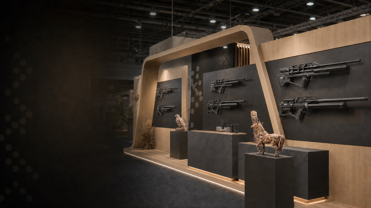 AEA Middle East exhibition booth concept with accurate product brand markings