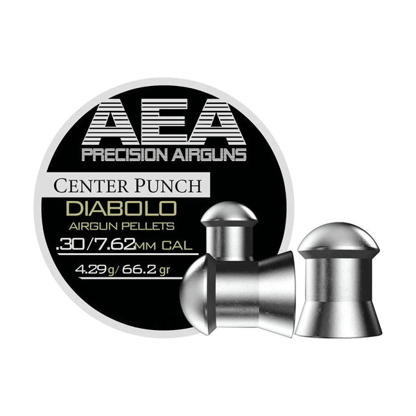 AEA Center Punch Diabolo Pellets .30 Cal / 7.62mm 66.2gr - 120ct
