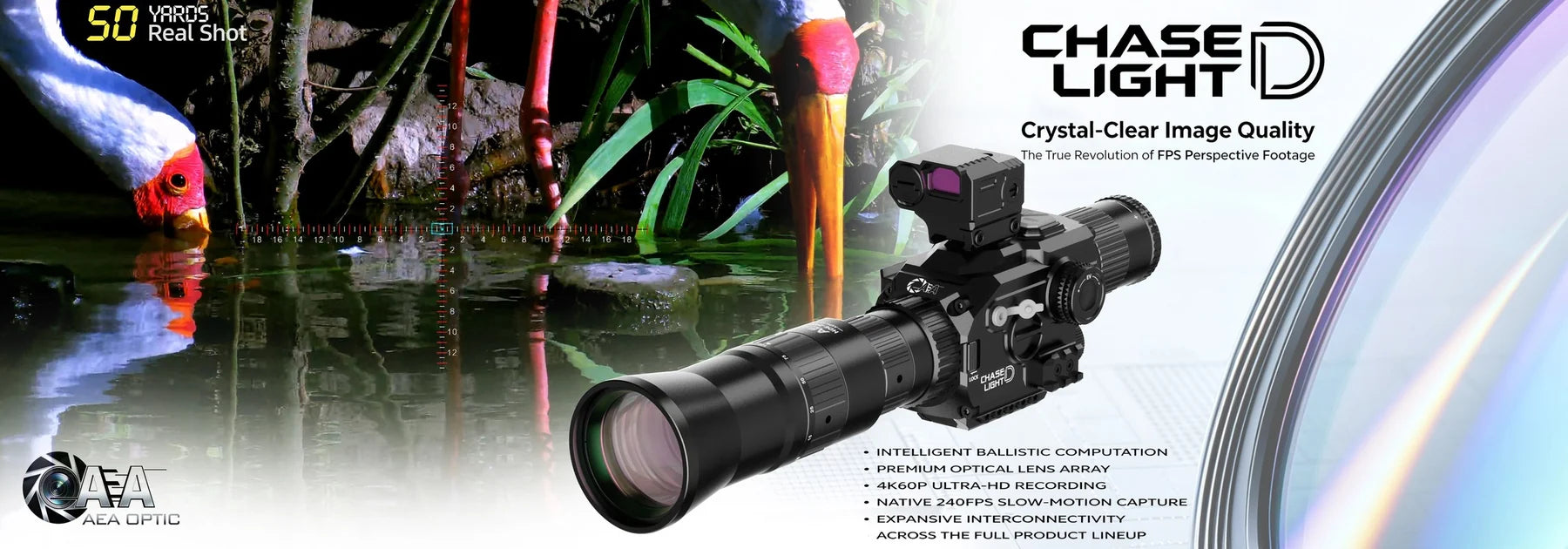 Original AEA Optic CHASE LIGHT D launch artwork